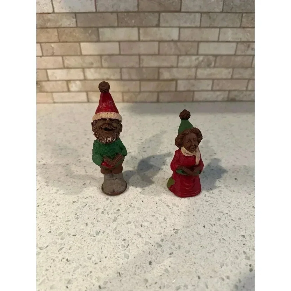 Vintage Tom Clark‎ Christmas Caroler Gnome Figurine~bundle (n)